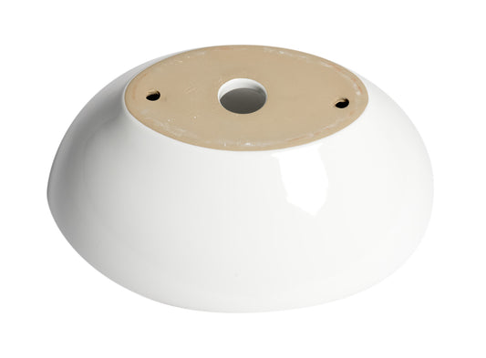 ALFI Brand - White 16" Egg Shape Above Mount Ceramic Sink | ABC913