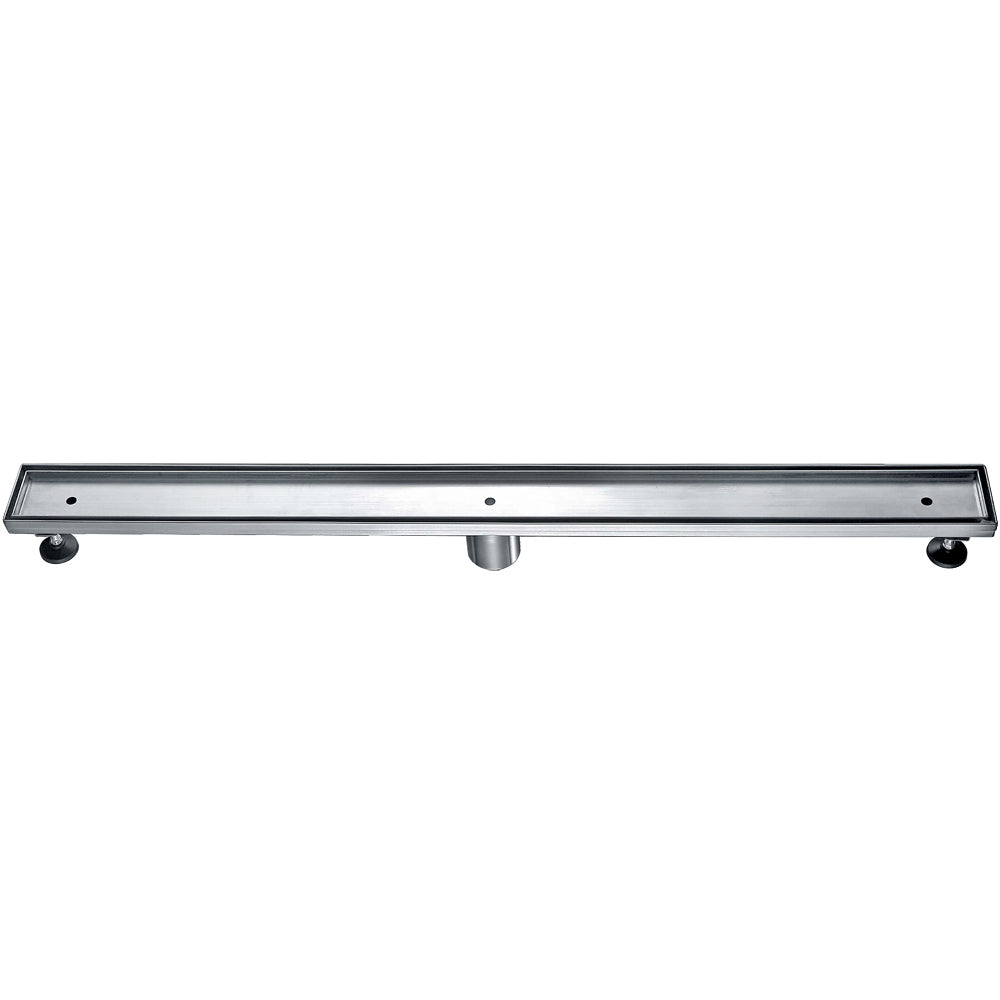 ALFI Brand - 36" Modern Stainless Steel Linear Shower Drain w/o Cover | ABLD36A ALFI Brand - 36" Modern Stainless Steel Linear Shower Drain w/o Cover | ABLD36A