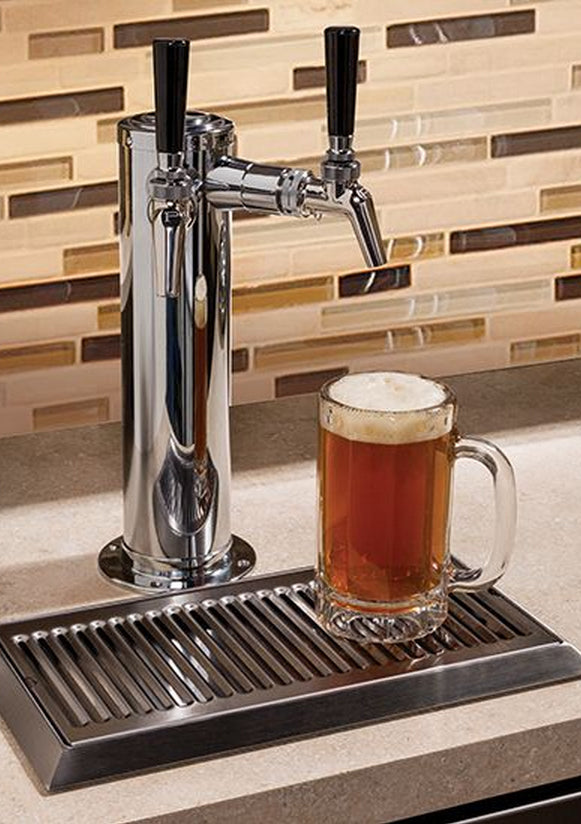Perlick - 24" C-Series Outdoor Beer Dispenser - Dual Tap with stainless steel solid door, - HC24TO-4-2 Perlick - 24" C-Series Outdoor Beer Dispenser - Dual Tap with stainless steel solid door, - HC24TO-4-2