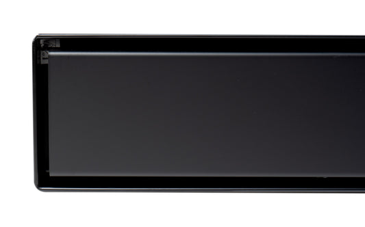 ALFI Brand - 32" Black Matte Stainless Steel Linear Shower Drain with Solid Cover | ABLD32B-BM