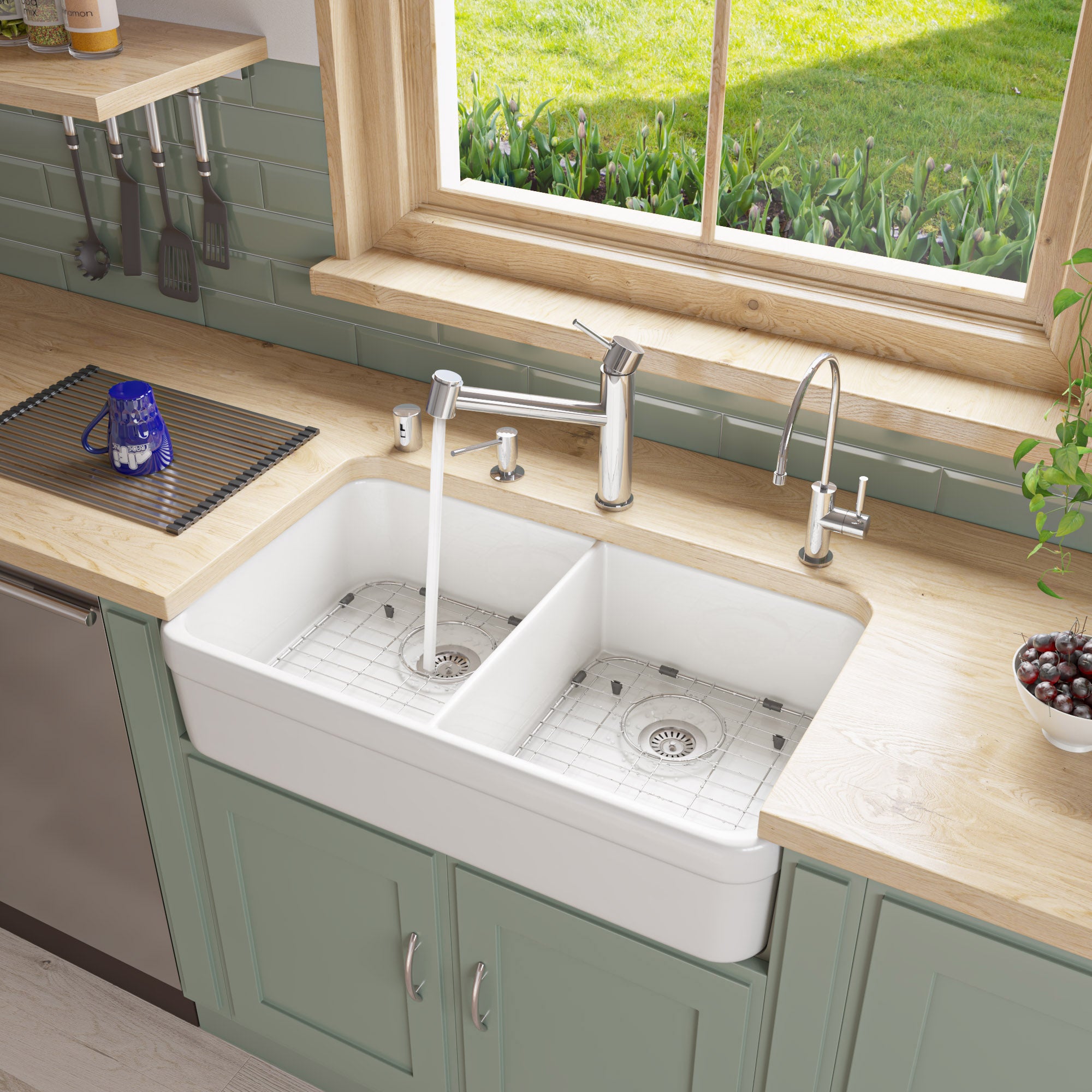 ALFI Brand - Right Solid Stainless Steel Kitchen Sink Grid | GR512R ALFI Brand - Right Solid Stainless Steel Kitchen Sink Grid | GR512R