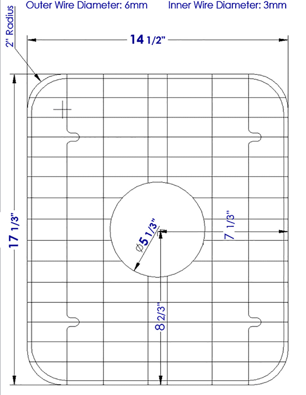 ALFI Brand - Solid Stainless Steel Kitchen Sink Grid | GR538 ALFI Brand - Solid Stainless Steel Kitchen Sink Grid | GR538