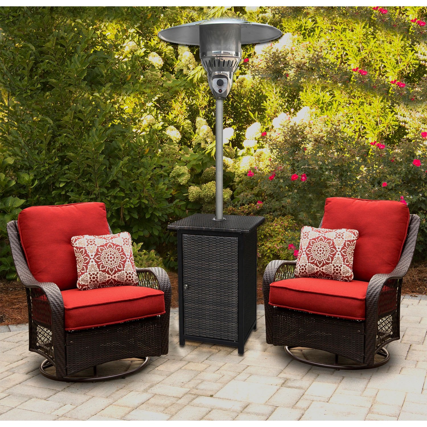 Hanover Umbrella Patio Heater HAN020BRWCK CV Hanover Umbrella Patio Heater HAN020BRWCK CV