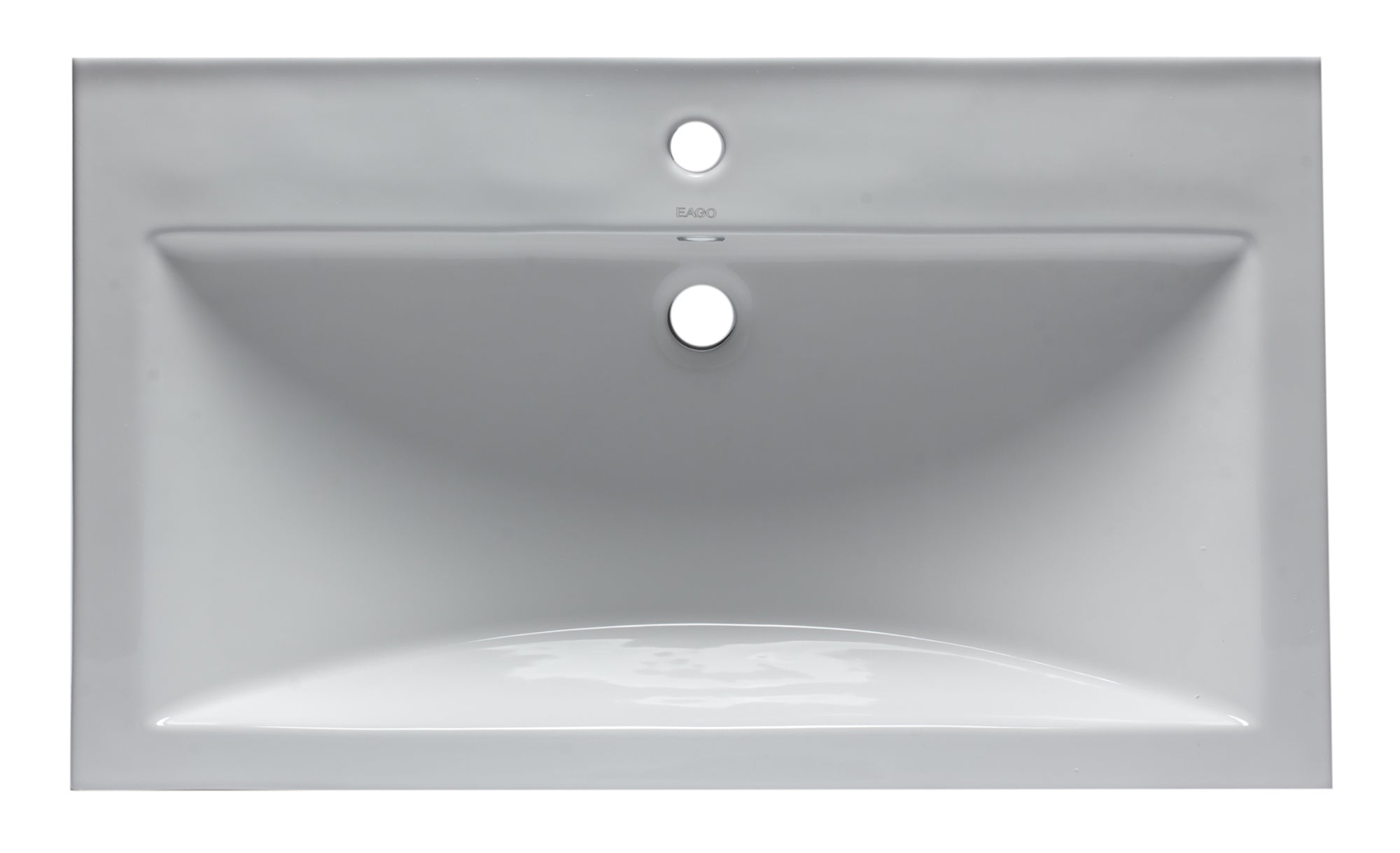 EAGO - White Ceramic 32"x19" Rectangular Drop In Sink | BH001 EAGO - White Ceramic 32"x19" Rectangular Drop In Sink | BH001