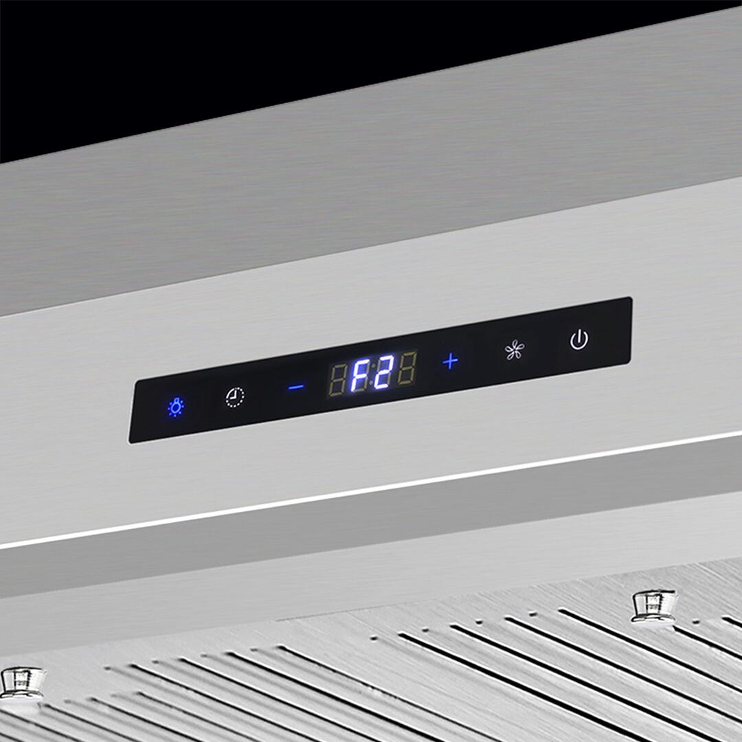 Cosmo - 36 in. Under Cabinet Range Hood with Digital Touch Controls, 3-Speed Fan, LED Lights and Permanent Filters in Stainless Steel | UMC36 Cosmo - 36 in. Under Cabinet Range Hood with Digital Touch Controls, 3-Speed Fan, LED Lights and Permanent Filters in Stainless Steel | UMC36