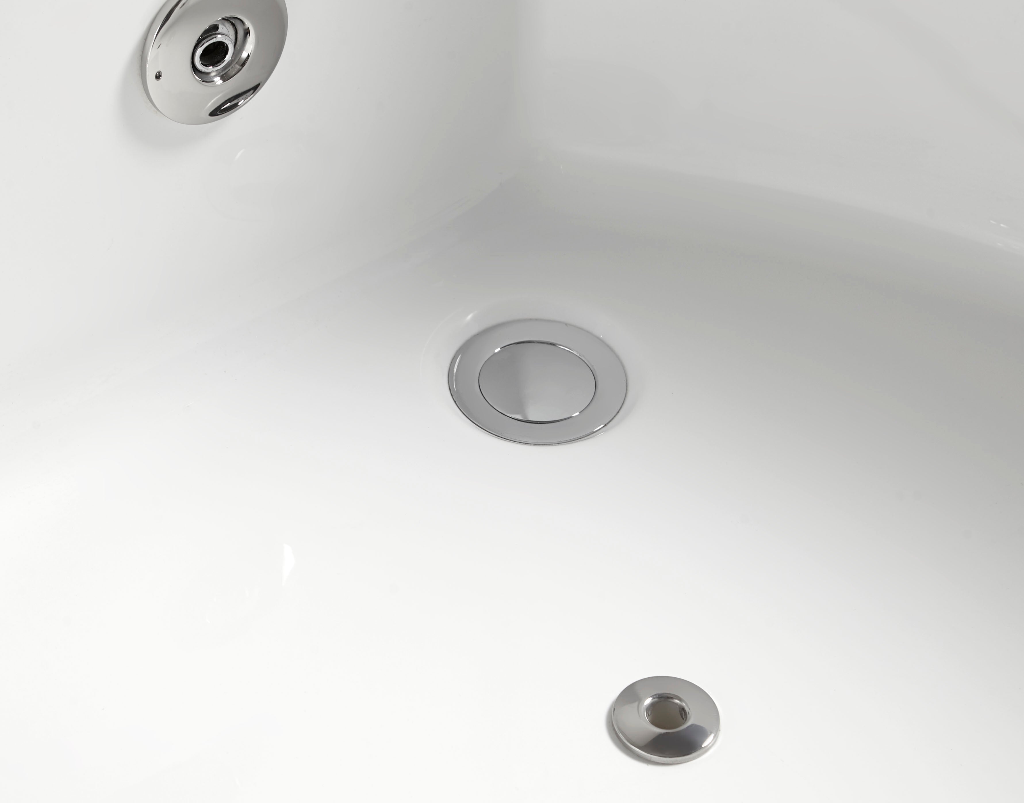 EAGO - 5 ft Clear Corner Acrylic Whirlpool Bathtub for Two | AM156ETL EAGO - 5 ft Clear Corner Acrylic Whirlpool Bathtub for Two | AM156ETL