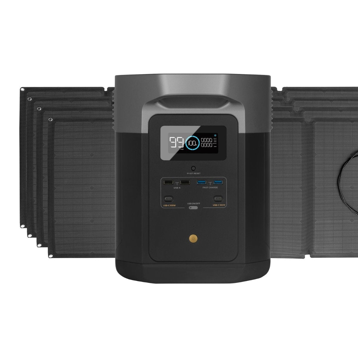 EcoFlow DELTA Max 2000 + 160W Solar Panel EcoFlow DELTA Max 2000 + 160W Solar Panel