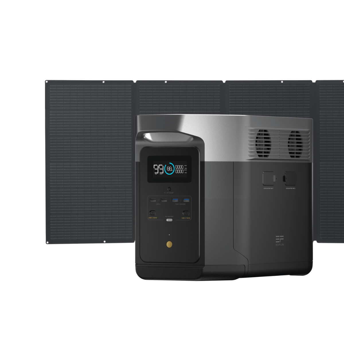 EcoFlow DELTA Max 1600 + 400W Solar Panel EcoFlow DELTA Max 1600 + 400W Solar Panel