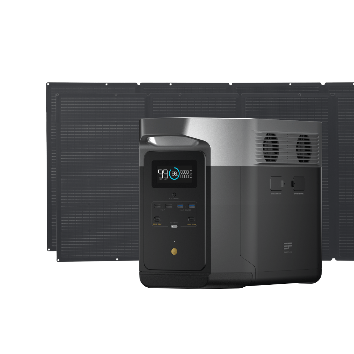 EcoFlow DELTA Max 1600 + 400W Solar Panel EcoFlow DELTA Max 1600 + 400W Solar Panel