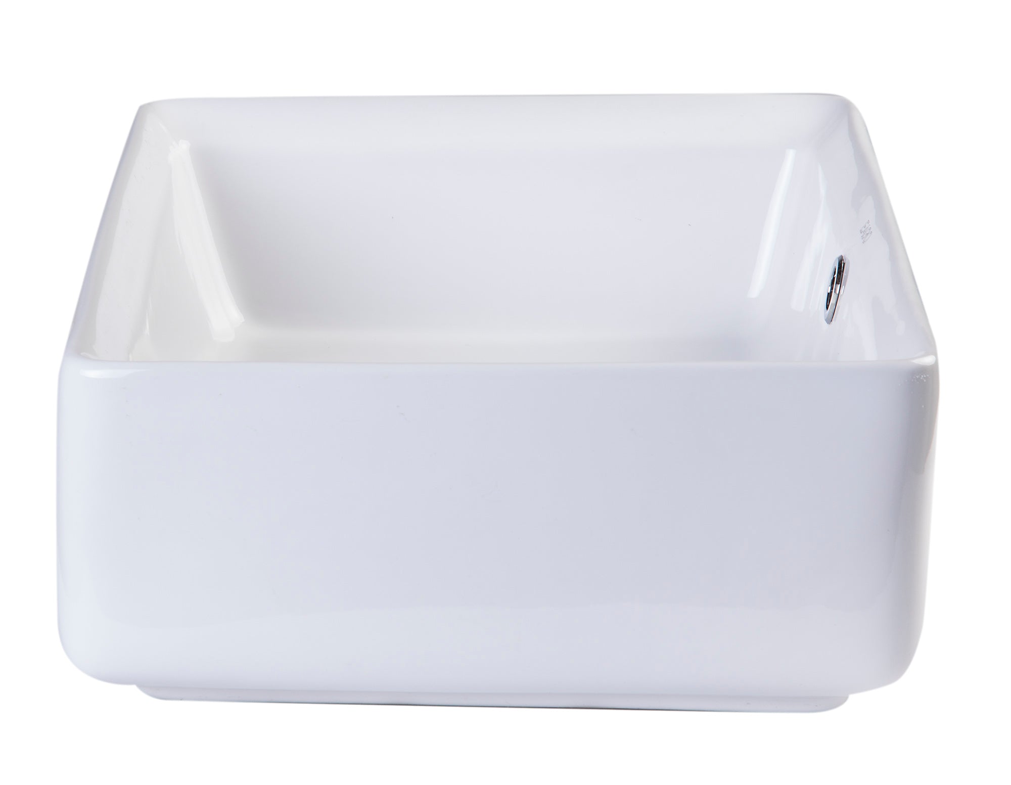 EAGO - 20" RECTANGULAR CERAMIC ABOVE MOUNT BASIN VESSEL SINK | BA131 EAGO - 20" RECTANGULAR CERAMIC ABOVE MOUNT BASIN VESSEL SINK | BA131