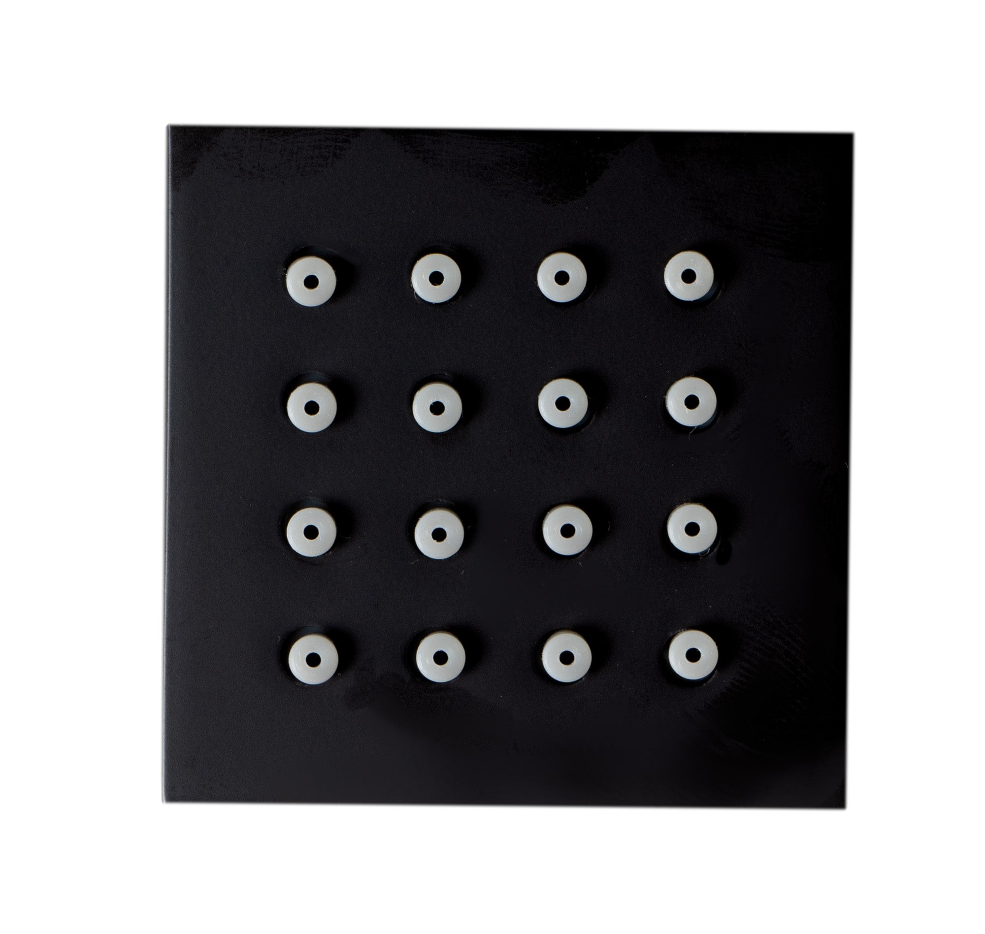ALFI Brand - Black Matte 2" Square Adjustable Shower Body Spray | AB3820-BM ALFI Brand - Black Matte 2" Square Adjustable Shower Body Spray | AB3820-BM