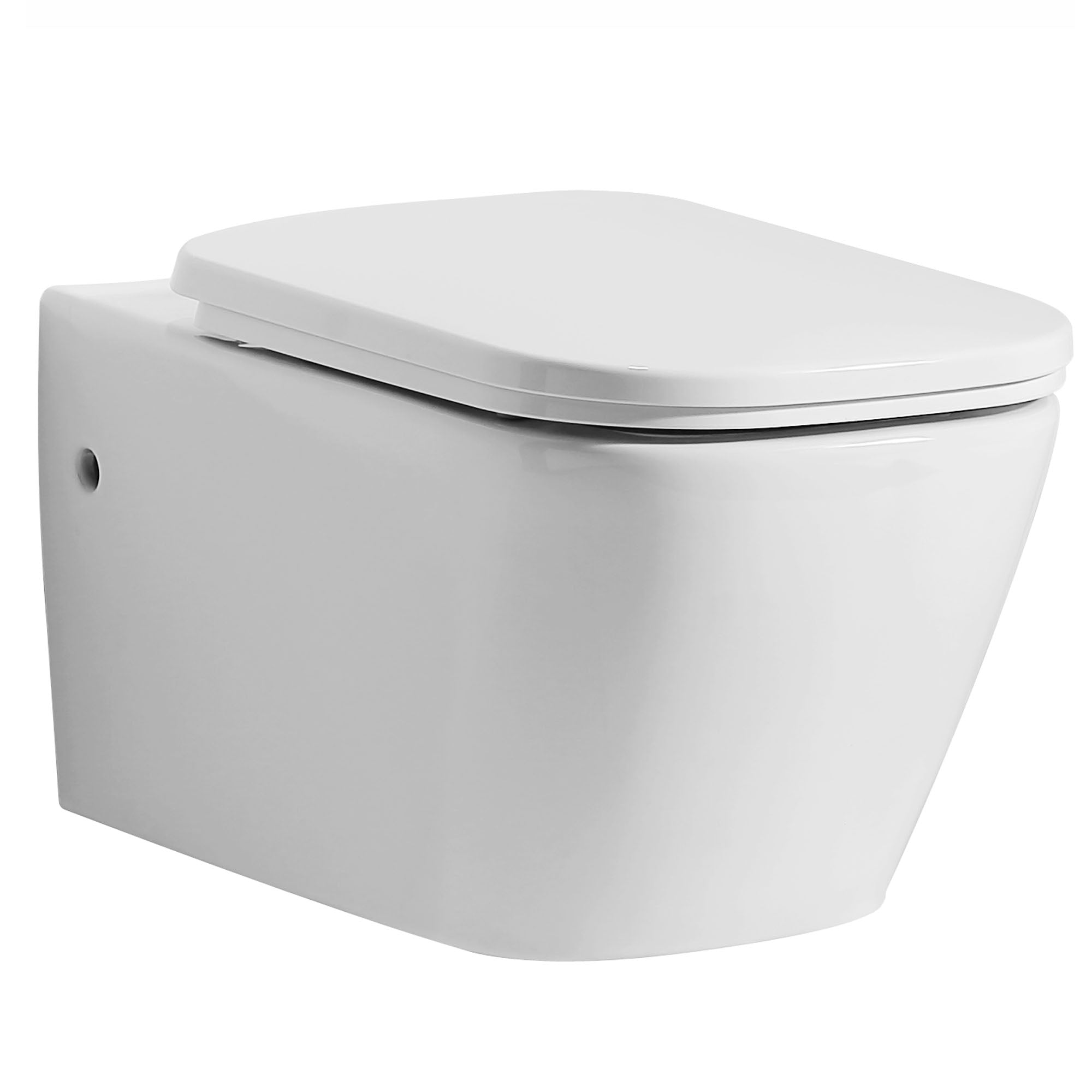 EAGO - White Modern Ceramic Wall Mounted Toilet Bowl | WD390 EAGO - White Modern Ceramic Wall Mounted Toilet Bowl | WD390