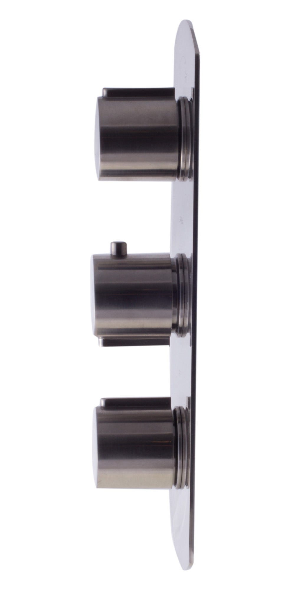 ALFI Brand - Brushed Nickel Round 2 Way Thermostatic Shower Mixer | AB3901-BN ALFI Brand - Brushed Nickel Round 2 Way Thermostatic Shower Mixer | AB3901-BN