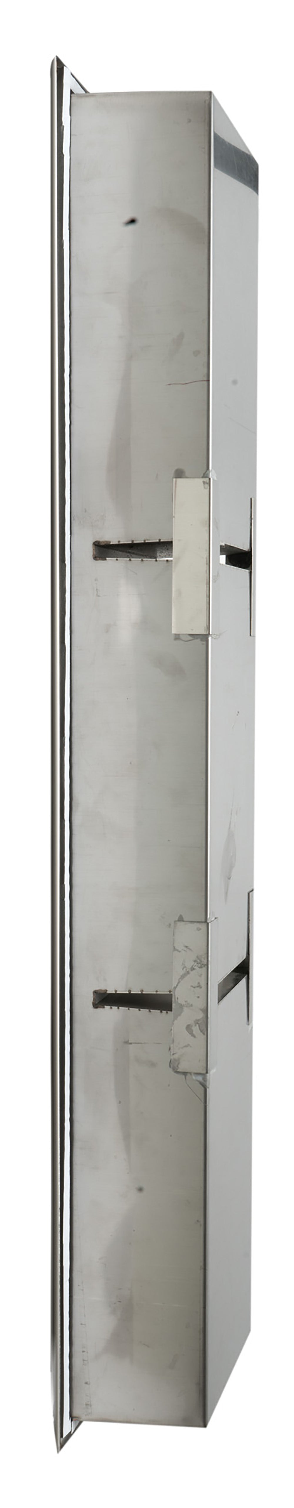 ALFI Brand - 8 x 36 Polished Stainless Steel Vertical Triple Shelf Bath Shower Niche | ABN0836-PSS ALFI Brand - 8 x 36 Polished Stainless Steel Vertical Triple Shelf Bath Shower Niche | ABN0836-PSS