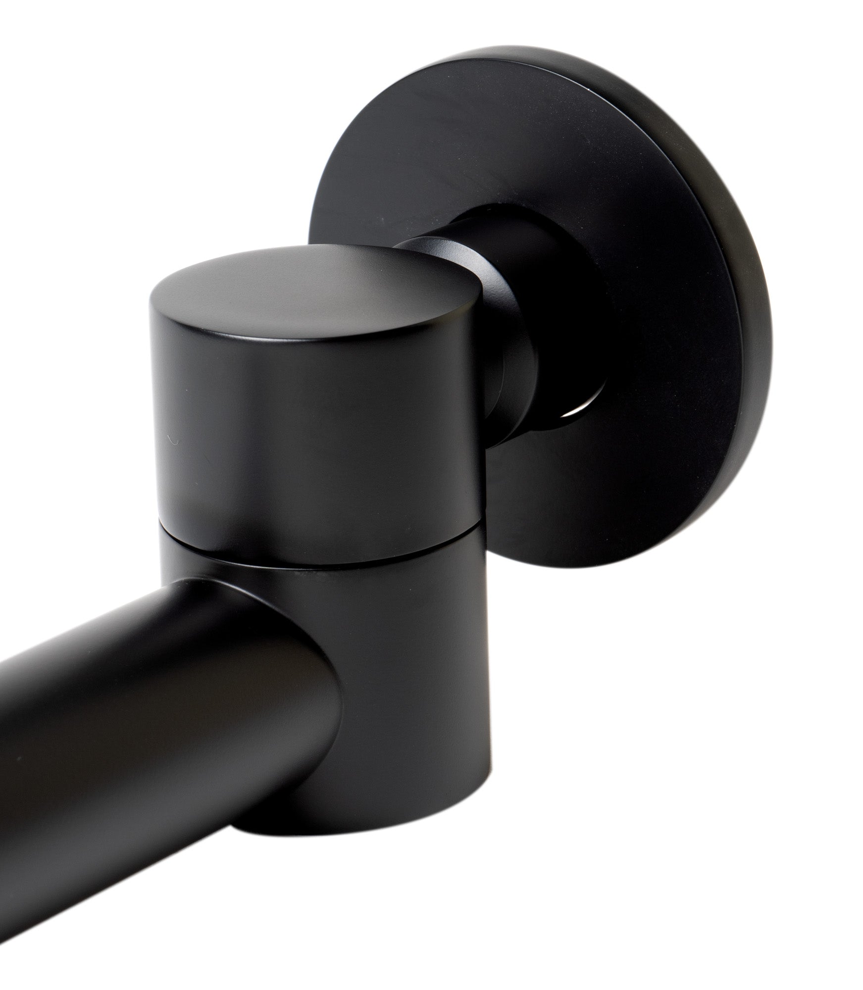 ALFI Brand - Black Matte Round Foldable Tub Spout | AB6601-BM ALFI Brand - Black Matte Round Foldable Tub Spout | AB6601-BM