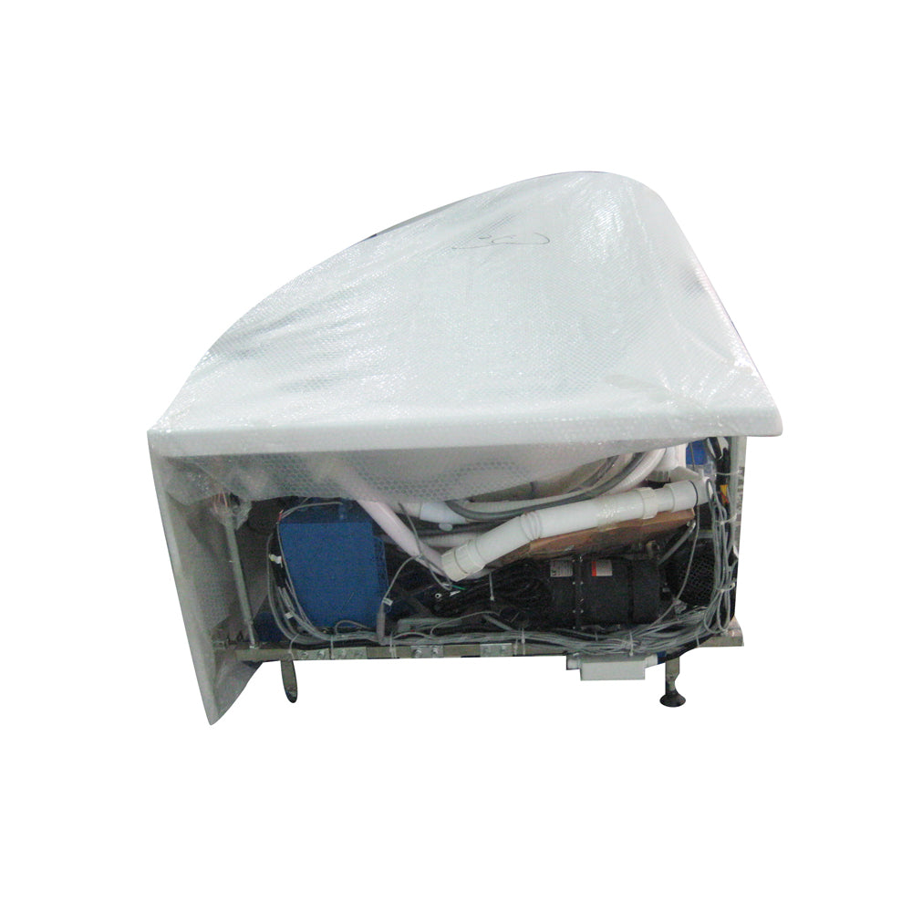 EAGO - 5 ft Clear Rounded Left Corner Acrylic Whirlpool Bathtub | AM198ETL-L EAGO - 5 ft Clear Rounded Left Corner Acrylic Whirlpool Bathtub | AM198ETL-L