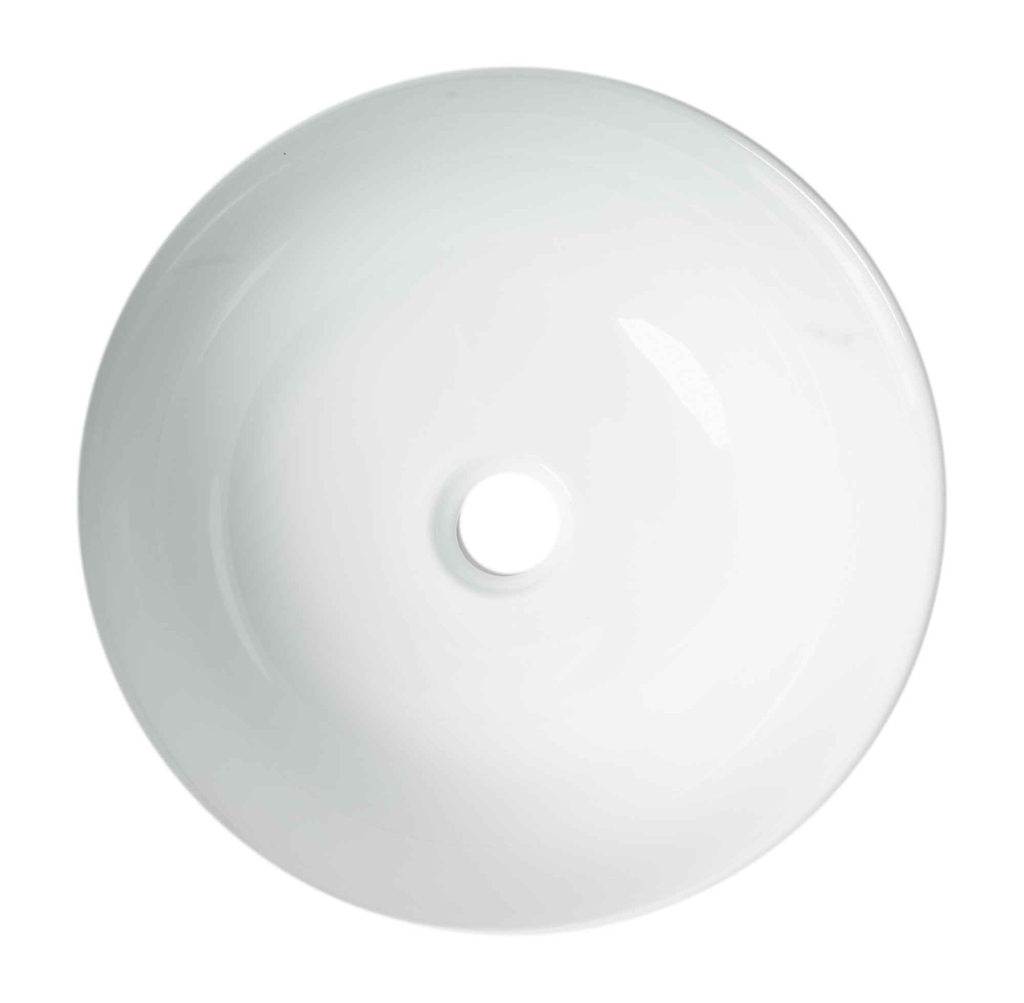 ALFI Brand - Black & White 15" Round Vessel Above Mount Ceramic Sink | ABC906 ALFI Brand - Black & White 15" Round Vessel Above Mount Ceramic Sink | ABC906