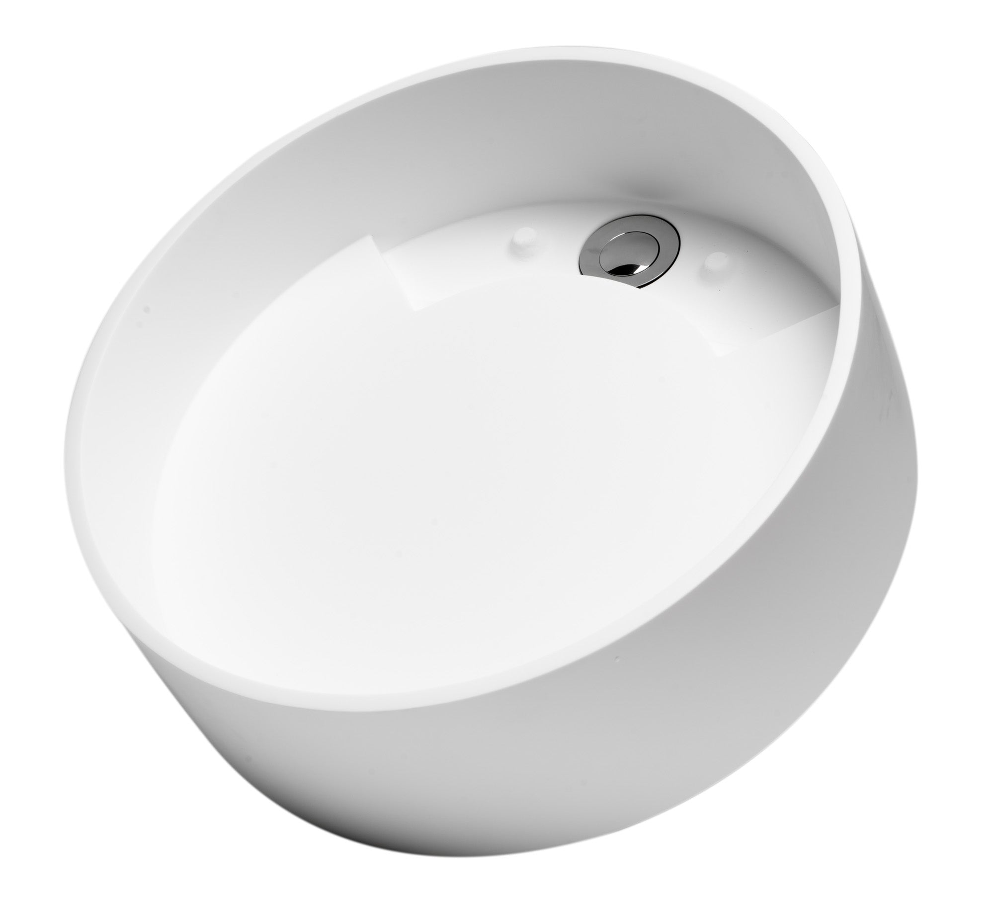 ALFI Brand - 15" Round White Matte Solid Surface Resin Sink | ABRS15R ALFI Brand - 15" Round White Matte Solid Surface Resin Sink | ABRS15R