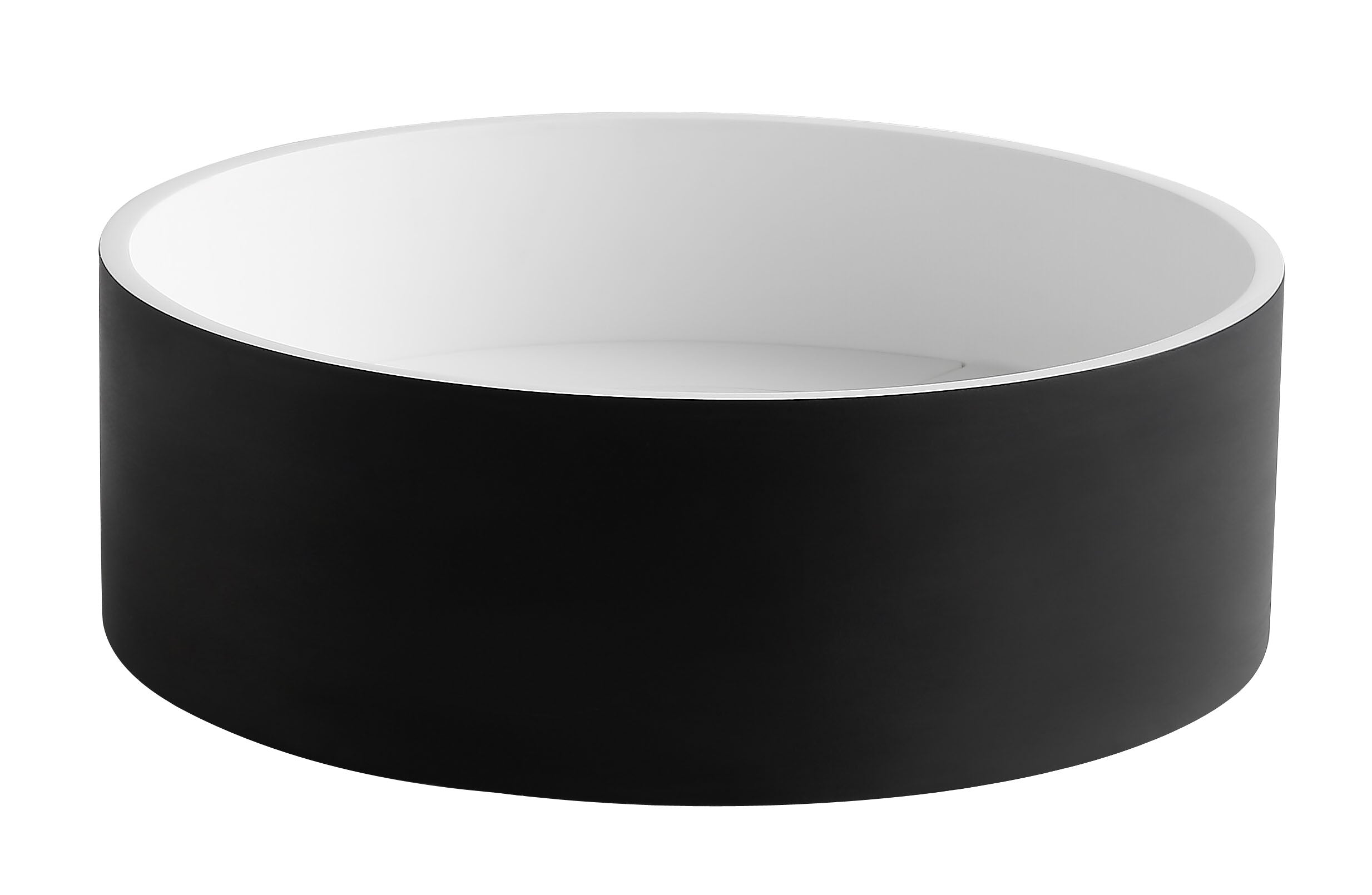 ALFI Brand - Black Matte 15" Round Solid Surface Resin Sink | ABRS15RBM ALFI Brand - Black Matte 15" Round Solid Surface Resin Sink | ABRS15RBM