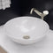 EAGO - 18" ROUND CERAMIC ABOVE MOUNT BATHROOM BASIN VESSEL SINK | BA351
