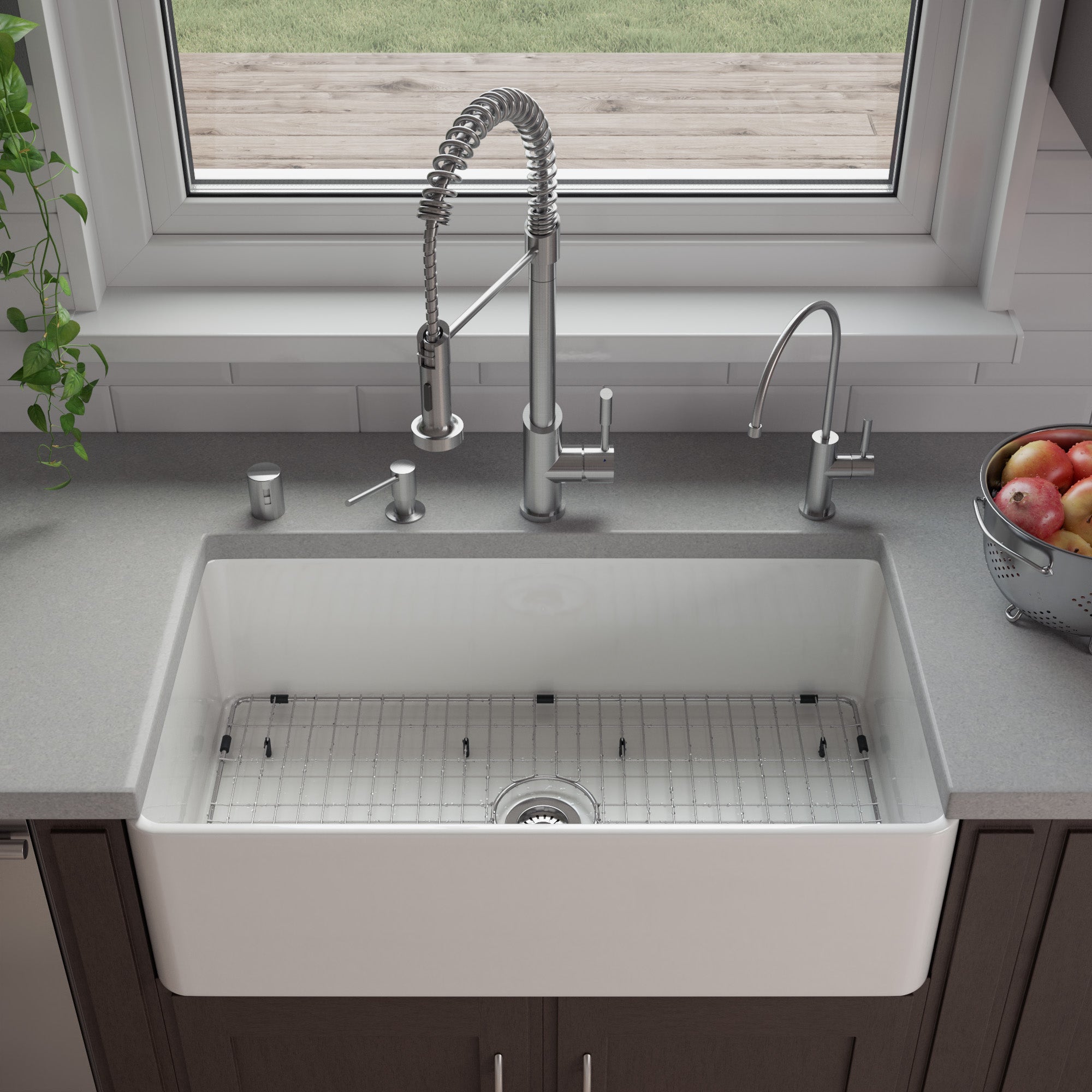ALFI Brand - Solid Stainless Steel Kitchen Sink Grid for ABF3318S Sink | ABGR33S ALFI Brand - Solid Stainless Steel Kitchen Sink Grid for ABF3318S Sink | ABGR33S