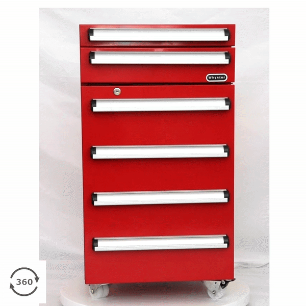 Whynter - Portable 1.8 cu.ft. Tool Box Refrigerator with 2 Drawers and Lock | TBR-185SR Whynter - Portable 1.8 cu.ft. Tool Box Refrigerator with 2 Drawers and Lock | TBR-185SR