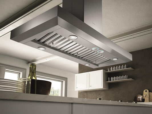 Elica - VAVANO ISLAND - Elica Pro - 42" W x 24" D x 5" H, Stainless - Island Hoods | EVI642S1