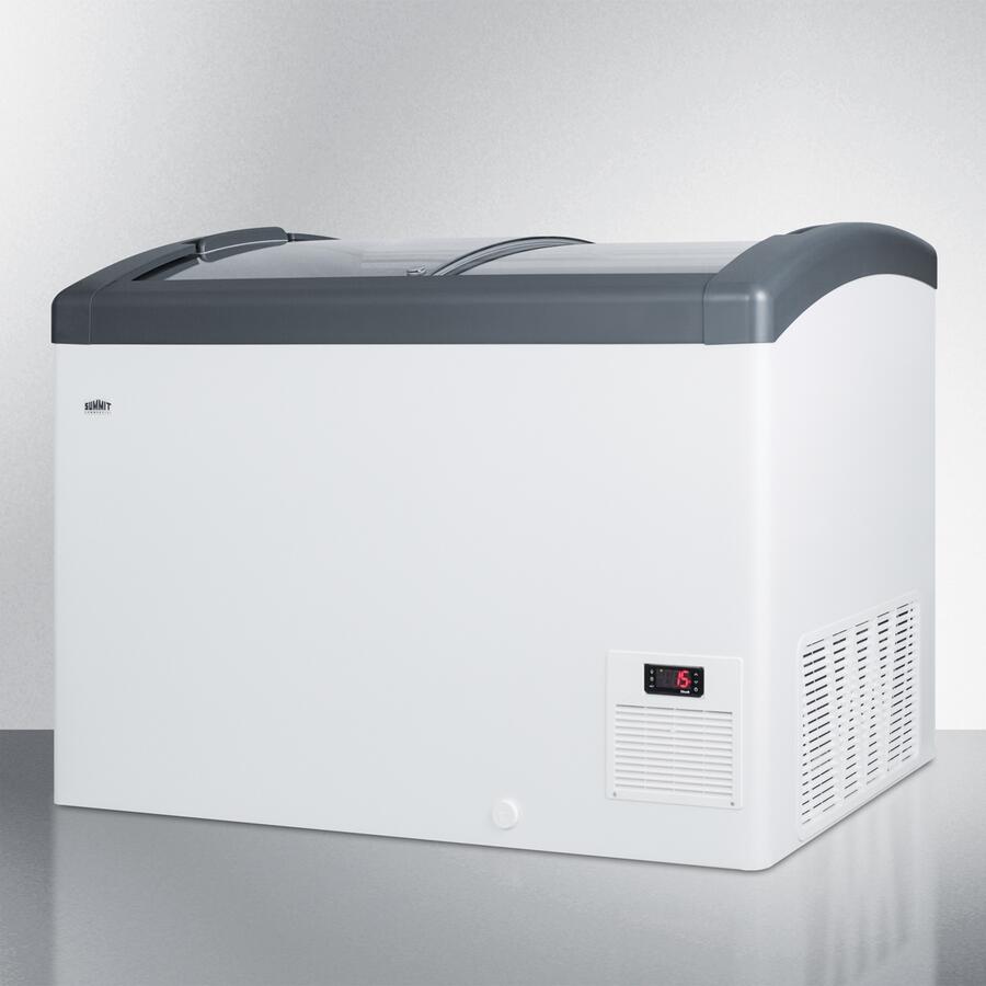 Summit Commercial - 42" 9.5 Cu.Ft. White with Sliding Glass Door & Lock Chest Freezer Summit Commercial - 42" 9.5 Cu.Ft. White with Sliding Glass Door & Lock Chest Freezer