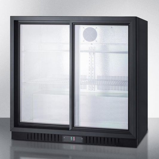 Summit Commercial - 36" Beverage Center with Back Bar Design