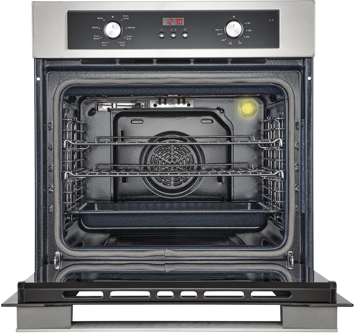 Cosmo - 24 in. Electric Built-In Wall Oven with 2.5 cu. ft. Capacity, 8 Functions & Turbo True European Convection | C51EIX Cosmo - 24 in. Electric Built-In Wall Oven with 2.5 cu. ft. Capacity, 8 Functions & Turbo True European Convection | C51EIX