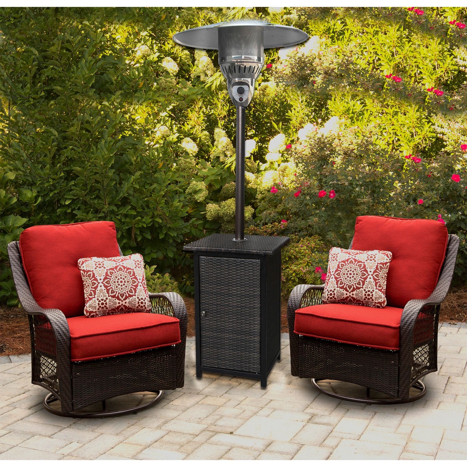 Hanover Umbrella Patio Heater HAN021BRWCK CV Hanover Umbrella Patio Heater HAN021BRWCK CV