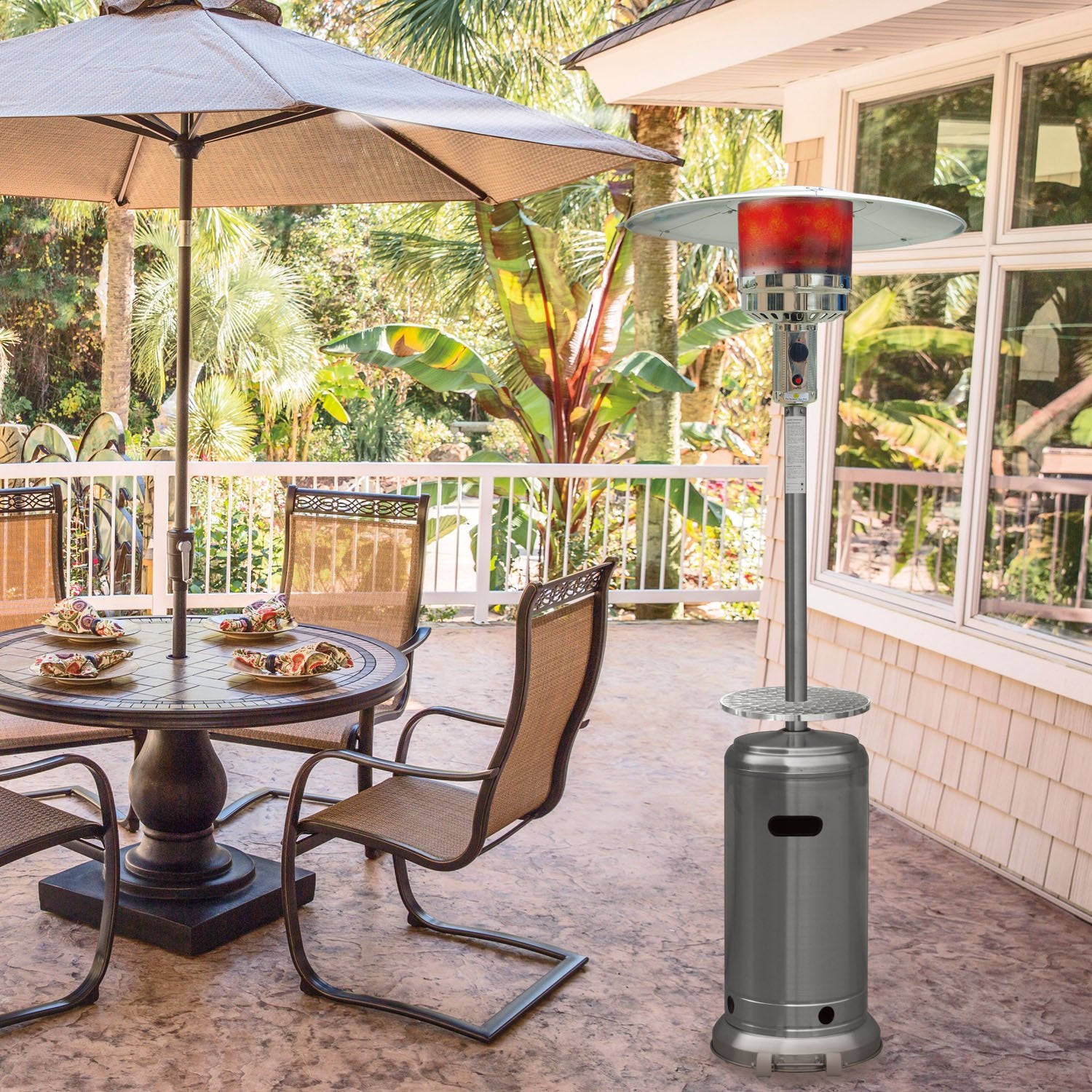 Hanover Umbrella Patio Heater HAN003SS CV Hanover Umbrella Patio Heater HAN003SS CV
