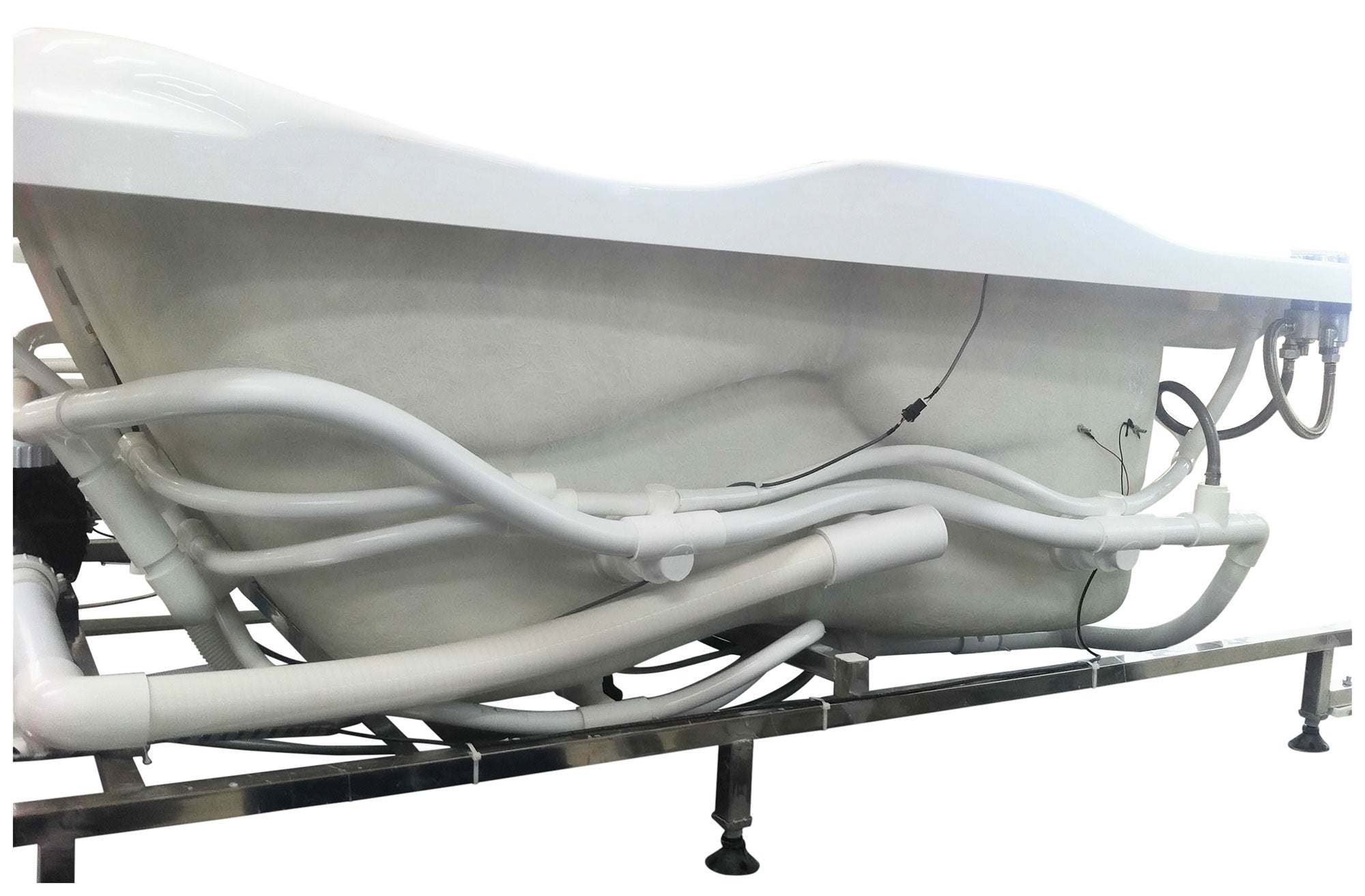 EAGO - 6 ft Right Corner Acrylic White Whirlpool Bathtub for Two | AM124ETL-R EAGO - 6 ft Right Corner Acrylic White Whirlpool Bathtub for Two | AM124ETL-R