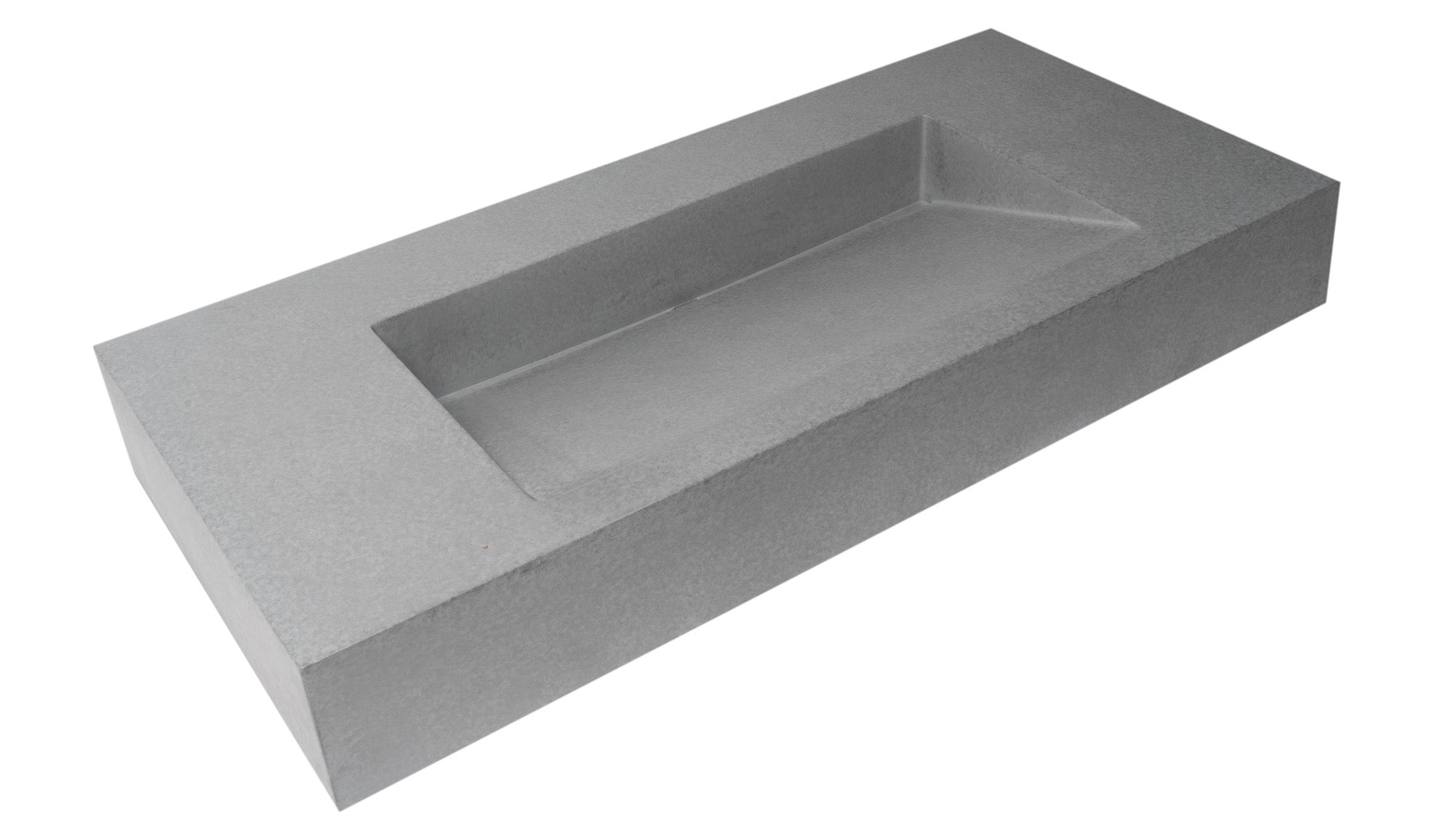 ALFI brand - 40" Solid Concrete Rectangular Countertop Sink - ABCO40R ALFI brand - 40" Solid Concrete Rectangular Countertop Sink - ABCO40R