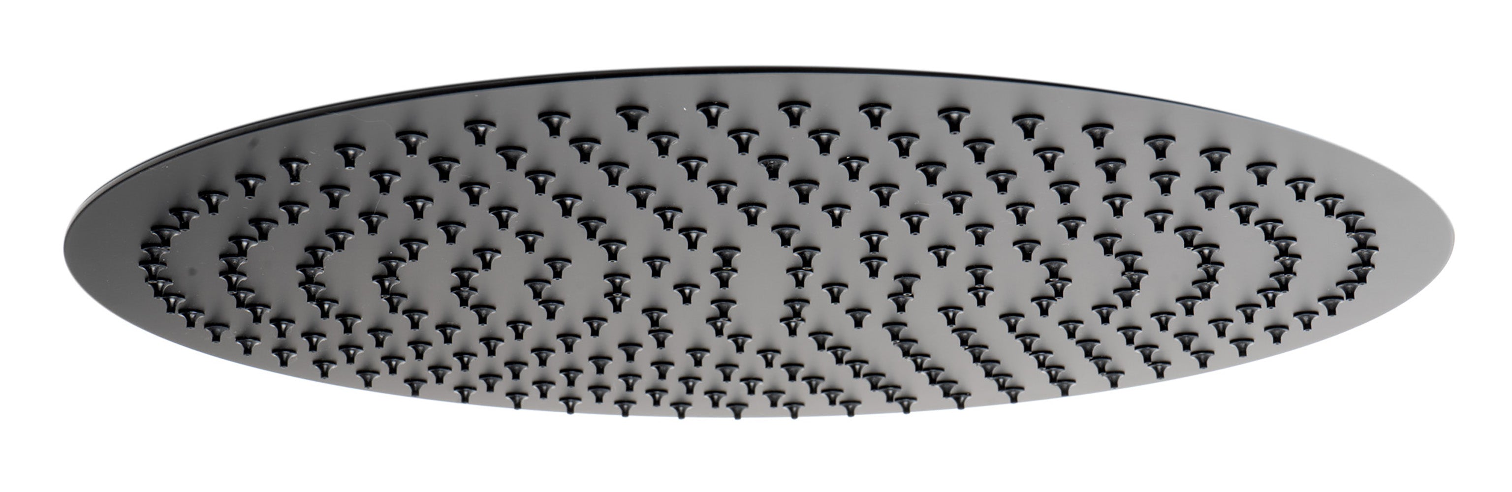 ALFI Brand - Matte Black Stainless Steel 16" Round Ultra-Thin Rain Shower Head | RAIN16R-BM ALFI Brand - Matte Black Stainless Steel 16" Round Ultra-Thin Rain Shower Head | RAIN16R-BM