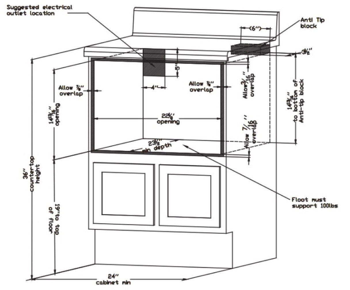 FORNO - Microwave Drawer 24inch 1.2CU.FT - FMWDR3000-24 FORNO - Microwave Drawer 24inch 1.2CU.FT - FMWDR3000-24