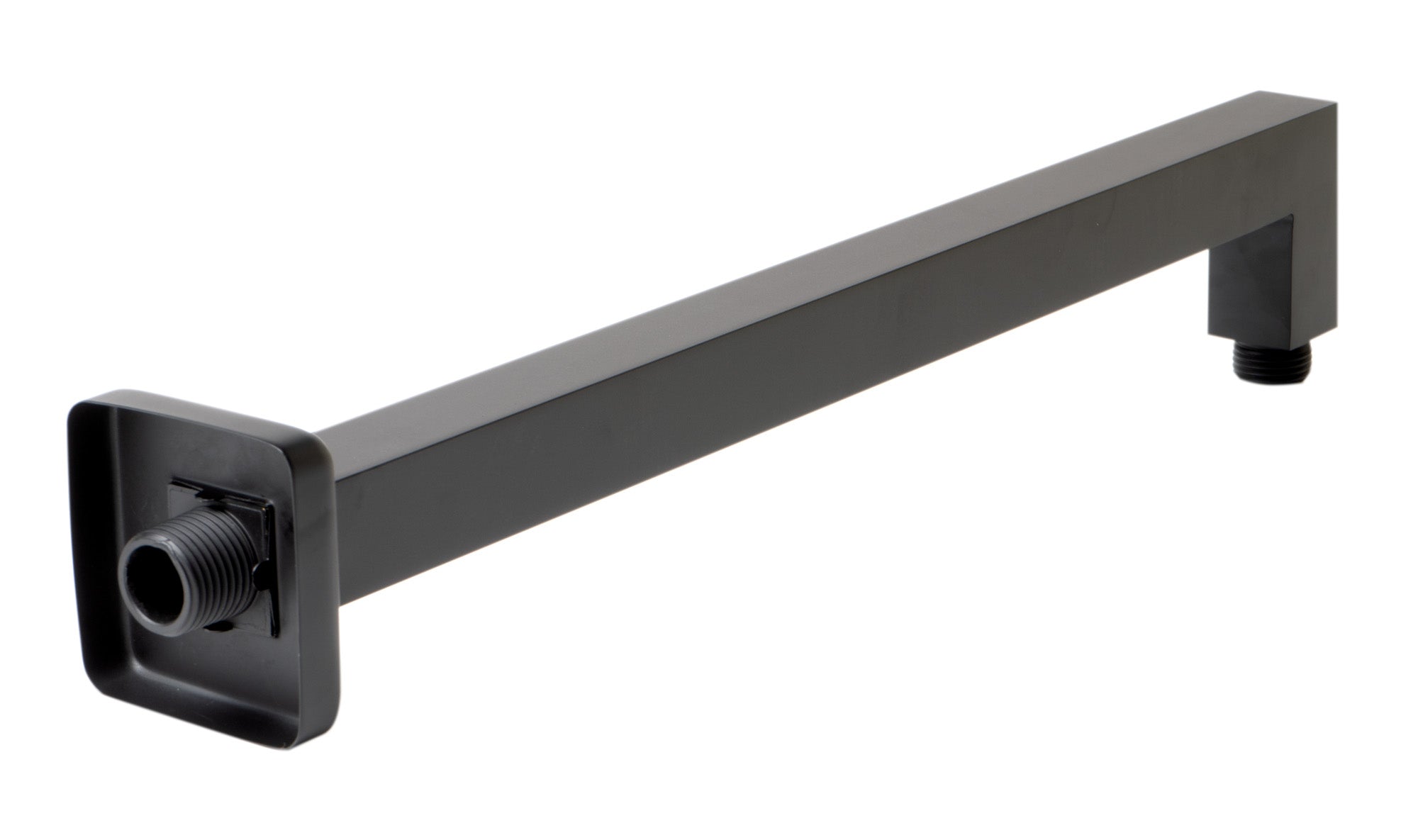 ALFI Brand - Black Matte 16" Square Wall Shower Arm | ABSA16S-BM ALFI Brand - Black Matte 16" Square Wall Shower Arm | ABSA16S-BM