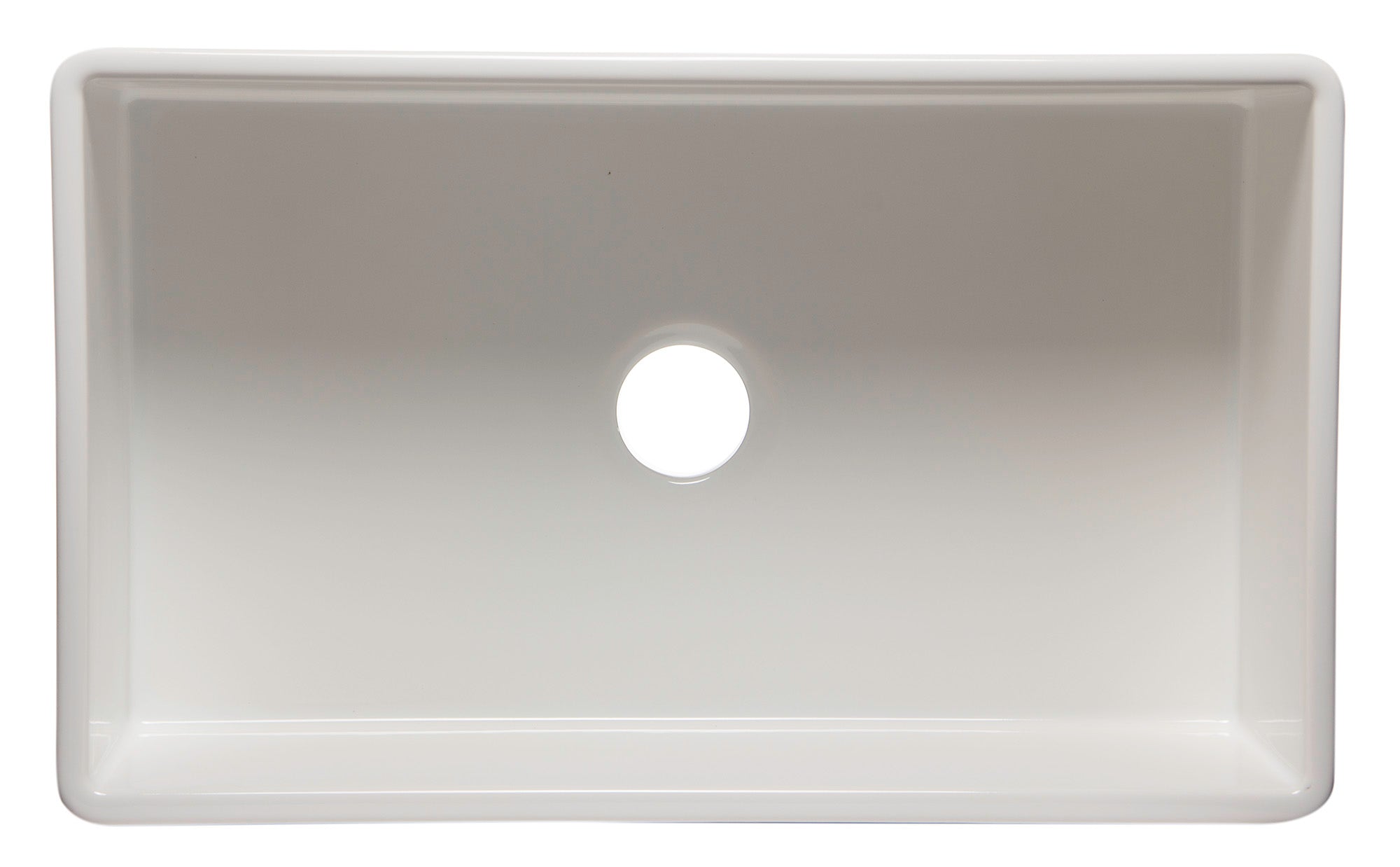 ALFI Brand - 33" White Single Bowl Fluted Apron Fireclay Farm Sink | AB532-W ALFI Brand - 33" White Single Bowl Fluted Apron Fireclay Farm Sink | AB532-W