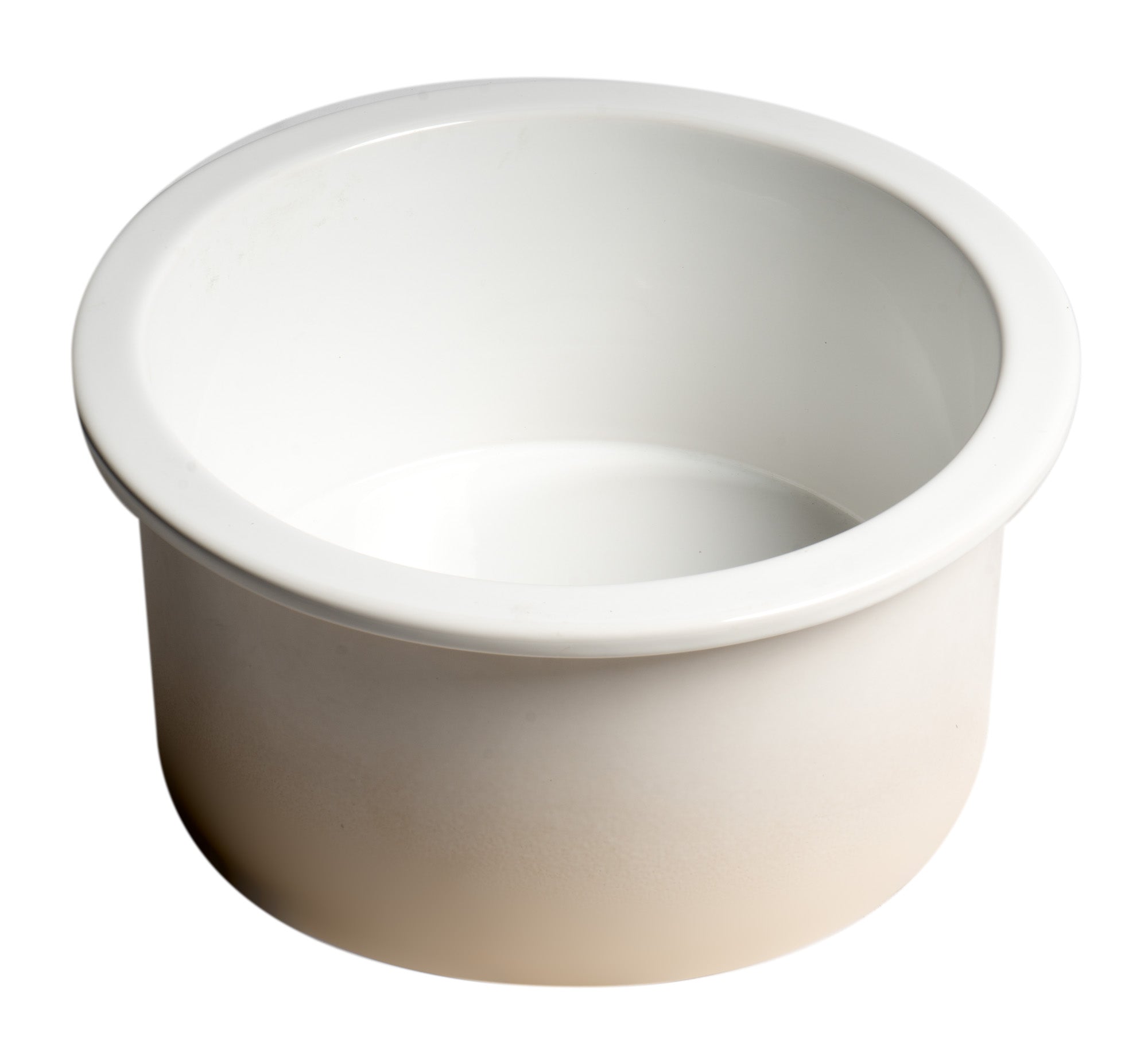 ALFI Brand - White Round 18" x 18" Undermount / Drop In Fireclay Prep Sink | ABF1818R-W ALFI Brand - White Round 18" x 18" Undermount / Drop In Fireclay Prep Sink | ABF1818R-W