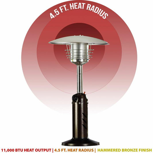 Hanover Table Top Patio Heater HANHT0204HB