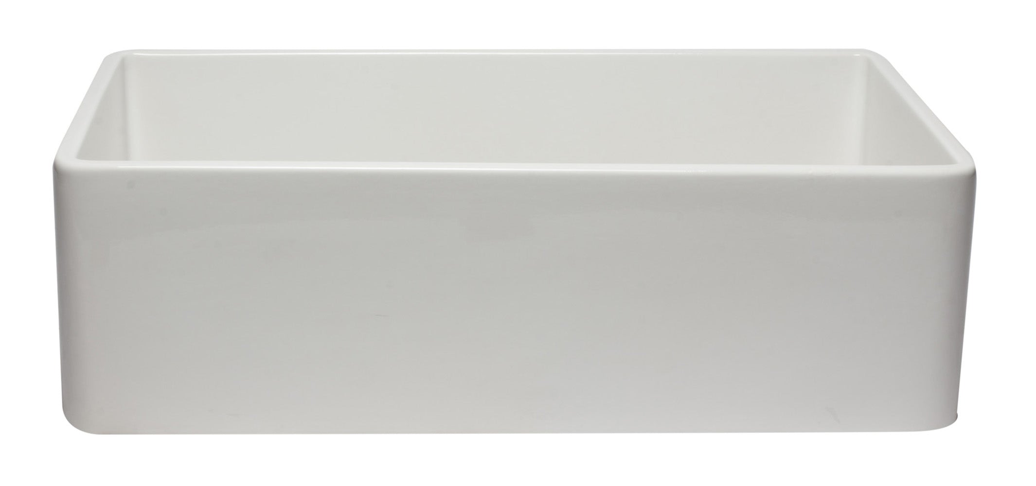 ALFI Brand - 33 inch White Reversible Single Fireclay Farmhouse Kitchen Sink | AB3320SB-W ALFI Brand - 33 inch White Reversible Single Fireclay Farmhouse Kitchen Sink | AB3320SB-W