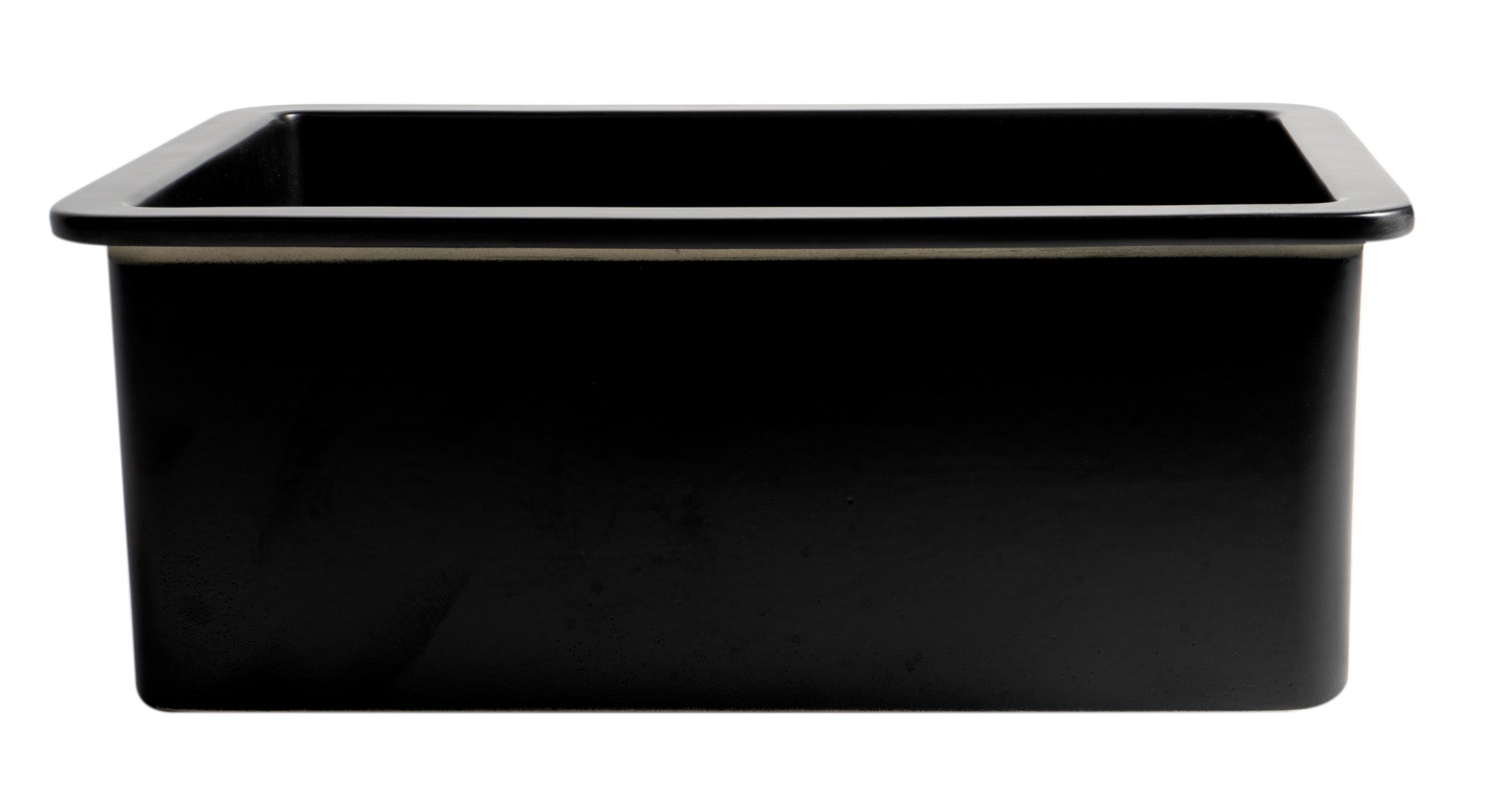 ALFI Brand - Black Matte 27" x 18" Fireclay Undermount / Drop In Firelcay Kitchen Sink | ABF2718UD-BM ALFI Brand - Black Matte 27" x 18" Fireclay Undermount / Drop In Firelcay Kitchen Sink | ABF2718UD-BM