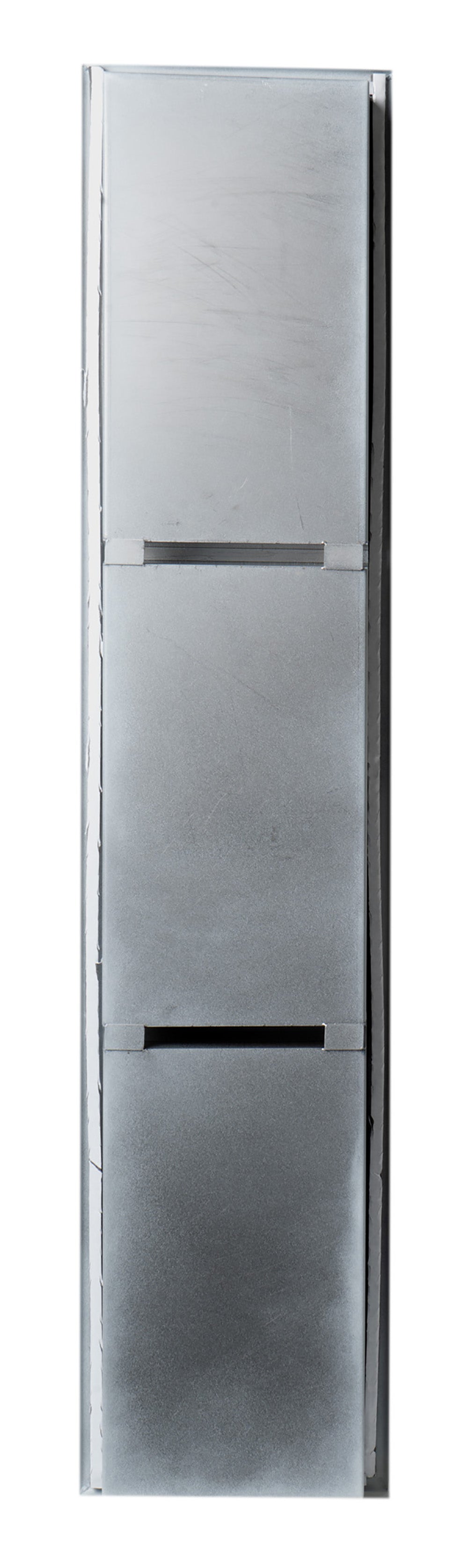 ALFI Brand - 8" x 36" White Matte Stainless Steel Vertical Triple Shelf Bath Shower Niche | ABNC0836-W ALFI Brand - 8" x 36" White Matte Stainless Steel Vertical Triple Shelf Bath Shower Niche | ABNC0836-W