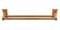 ALFI Brand - 24" Double Rack Wooden Towel Bar Bathroom Accessory | AB5505