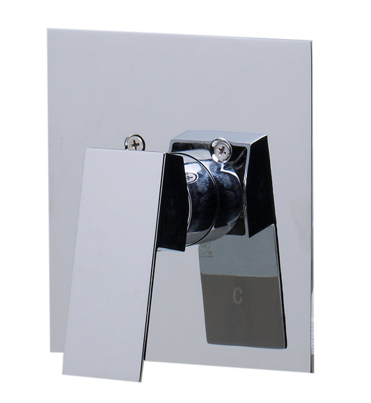 ALFI Brand - Polished Chrome Shower Valve Mixer with Square Lever Handle | AB5501-PC