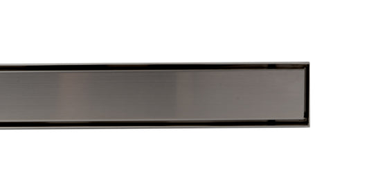 ALFI Brand - 59" Brushed Stainless Steel Linear Shower Drain with Solid Cover | ABLD59B-BSS