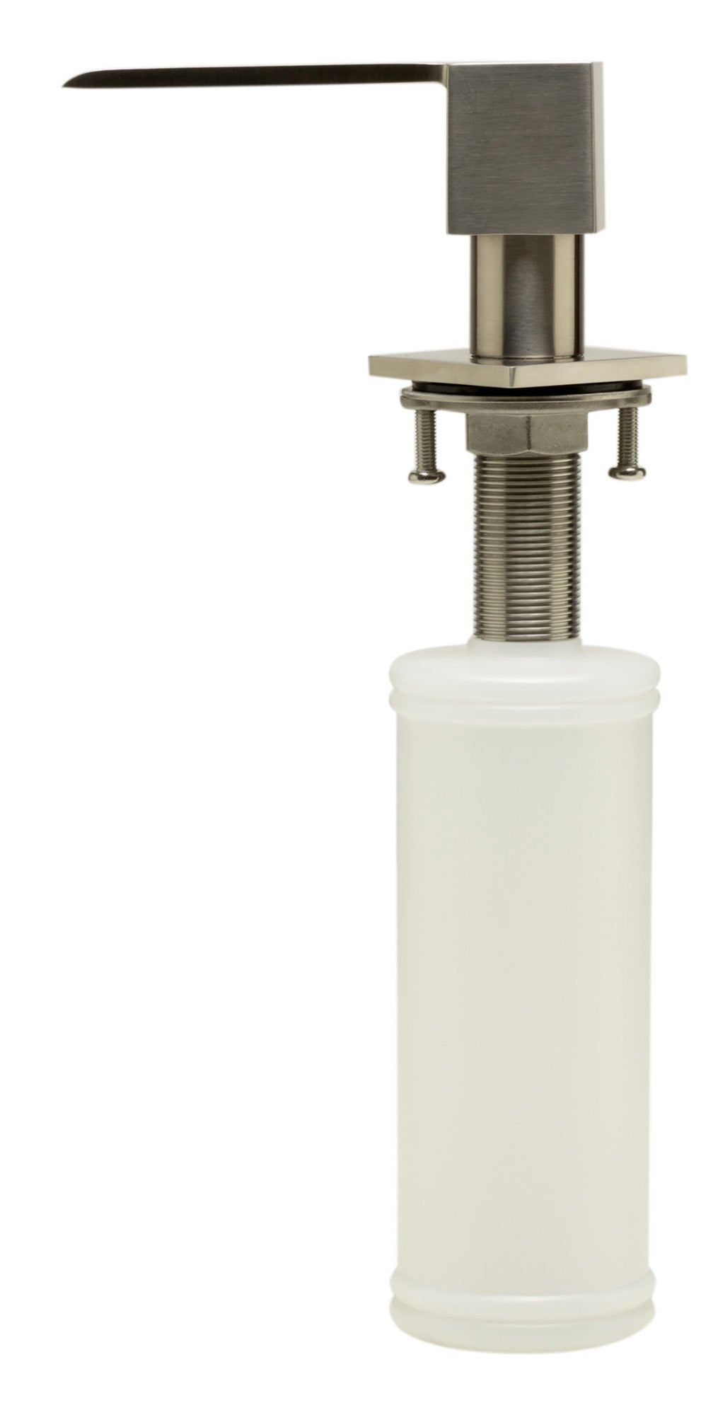 ALFI Brand - Modern Square Brushed Stainless Steel Soap Dispenser | AB5007-BSS ALFI Brand - Modern Square Brushed Stainless Steel Soap Dispenser | AB5007-BSS