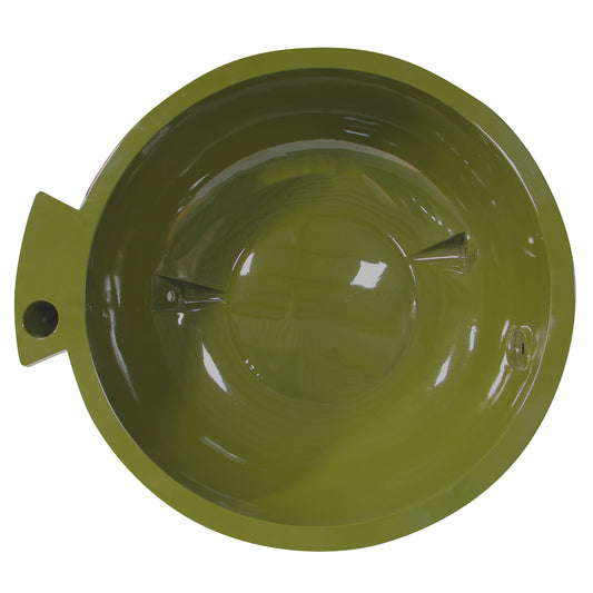 ALFI Brand - Green FireHotTub The Round Fire Burning Portable Outdoor Hot Bath Tub | FireHotTub-OG