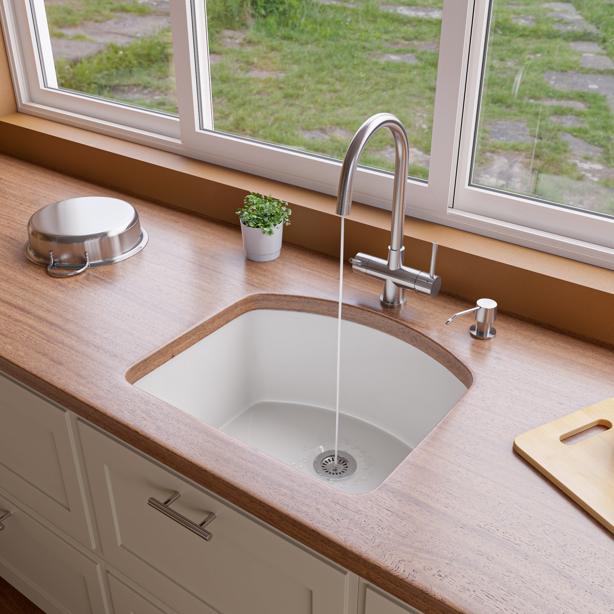 ALFI Brand - BSS Solid Brushed Stainless Steel Modern Soap Dispenser | AB5004-BSS ALFI Brand - BSS Solid Brushed Stainless Steel Modern Soap Dispenser | AB5004-BSS
