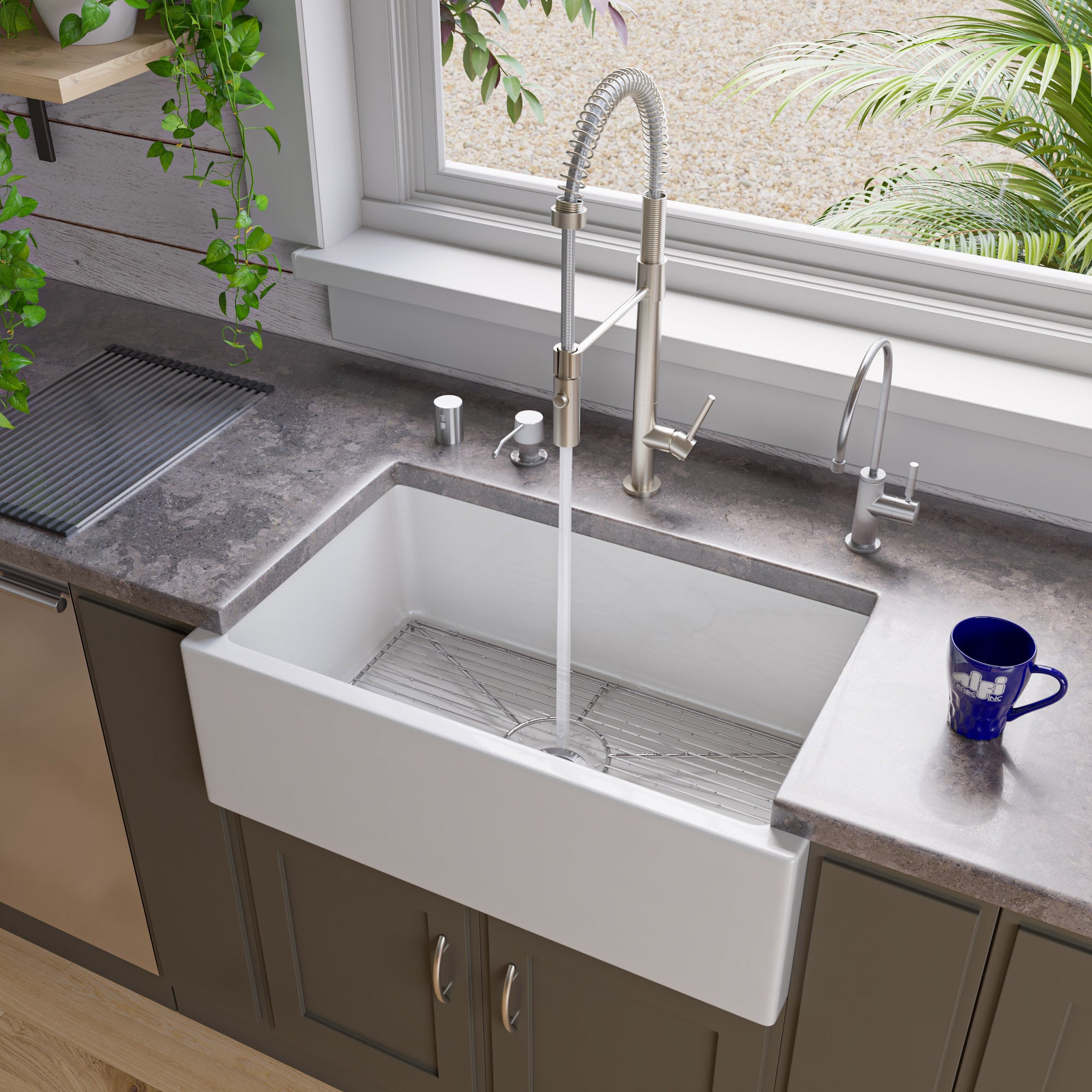 ALFI Brand - Stainless steel kitchen sink grid for AB3018SB, AB3018ARCH, AB3018UM | ABGR3018 ALFI Brand - Stainless steel kitchen sink grid for AB3018SB, AB3018ARCH, AB3018UM | ABGR3018